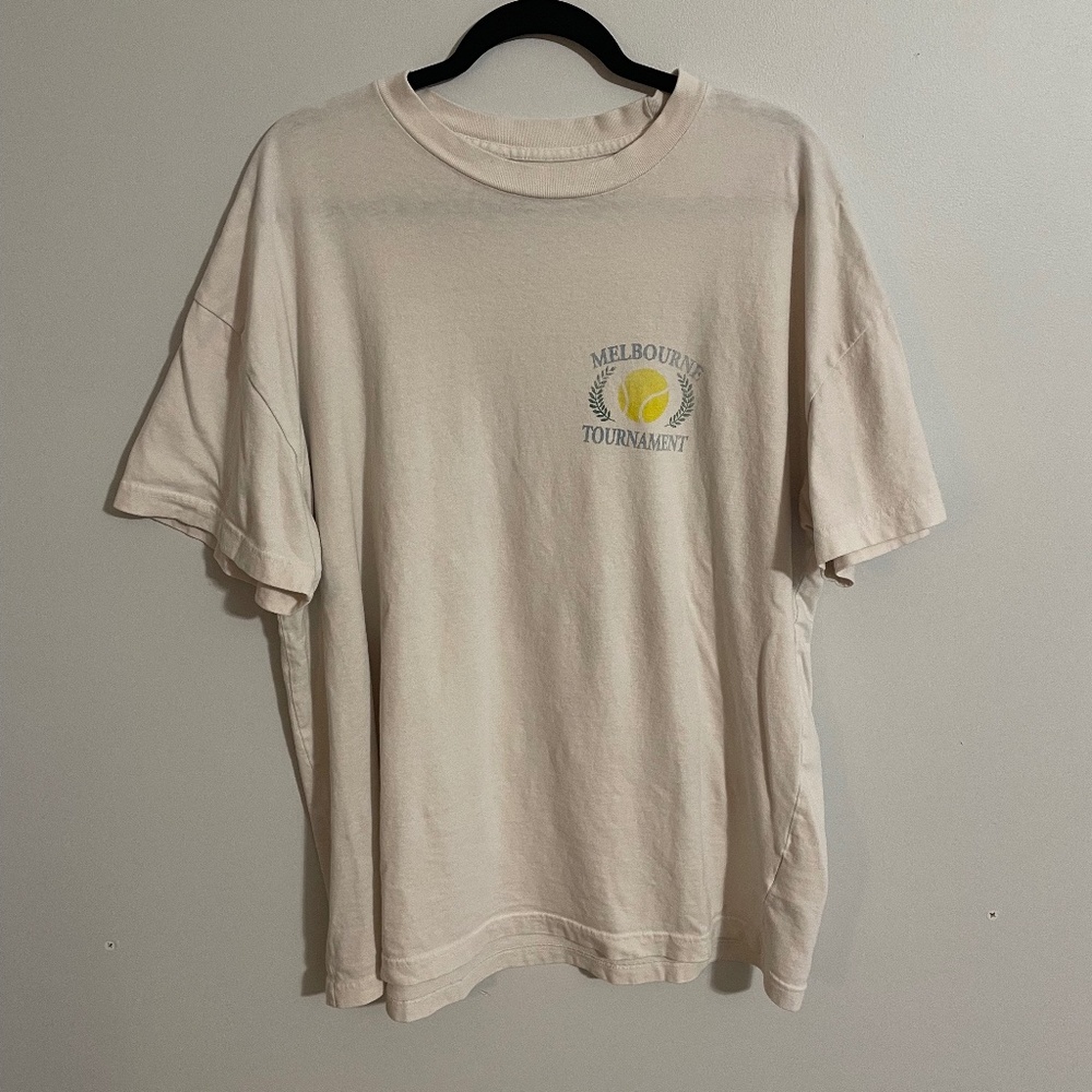 Abercrombie tennis graphic short sleeve shirt